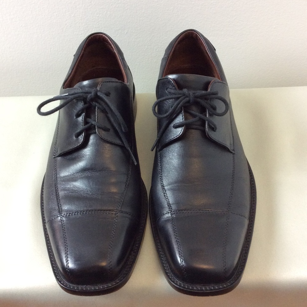 Johnston & Murphy Dark Leather Derbys